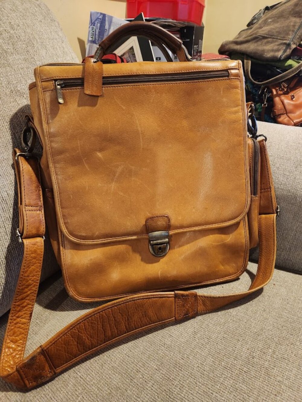 vintage computer bag